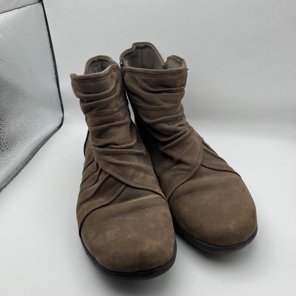 Cobb Hill by New Balance Pandora Ankle Boots Women’s 7.5W Brown Leather Zip - Picture 6 of 12
